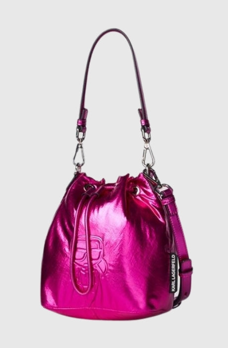 Women's K/Ikonik Nylon Metallic Bag