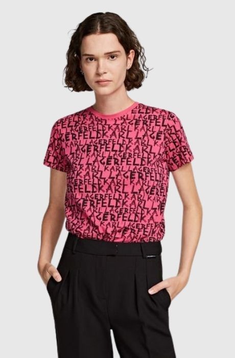 Women's All Over Graffiti Logo T-Shirt