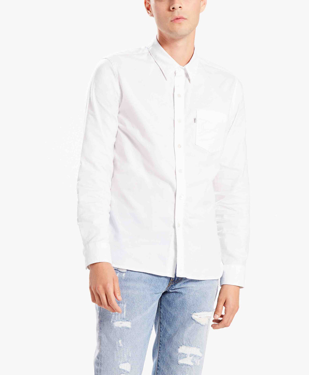 SUNSET 1 POCKET SHIRT WHITE 17