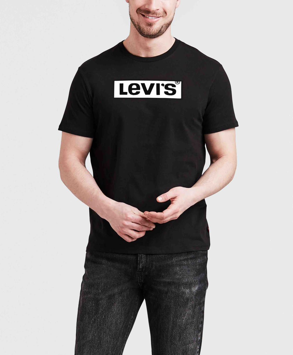 GRAPHIC SETIN NECK 2 LEVIS LOGO BLACK