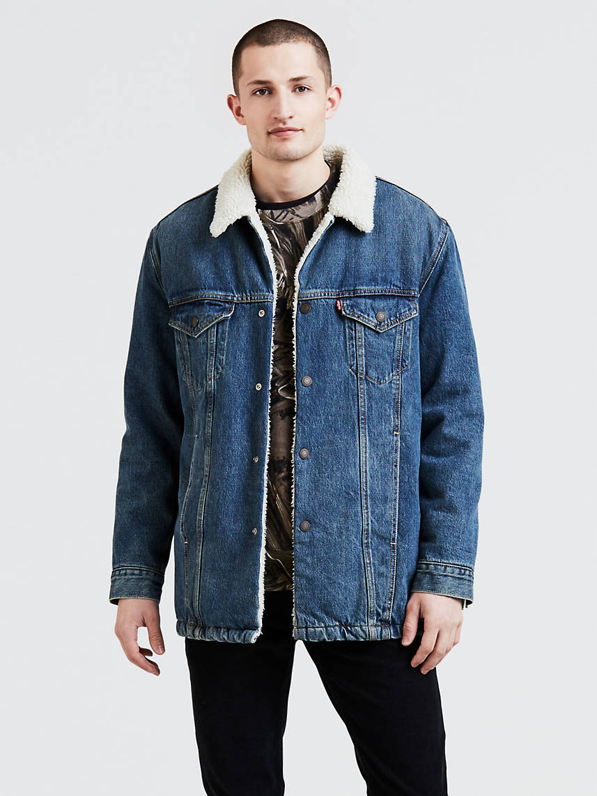 Long Sherpa Trucker Jacket