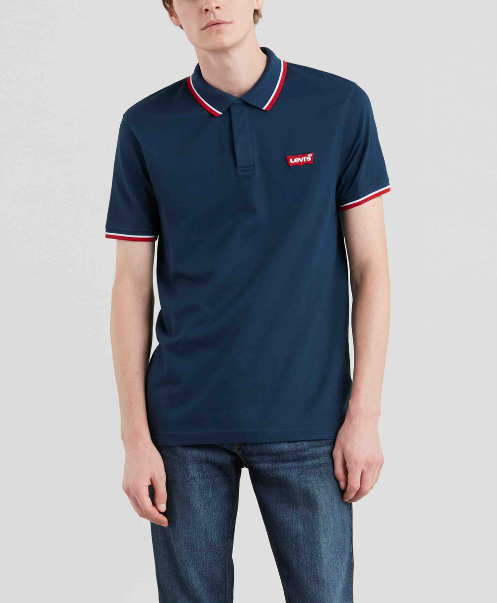 SS MODERN HM POLO HM PATCH DRESS BLUES