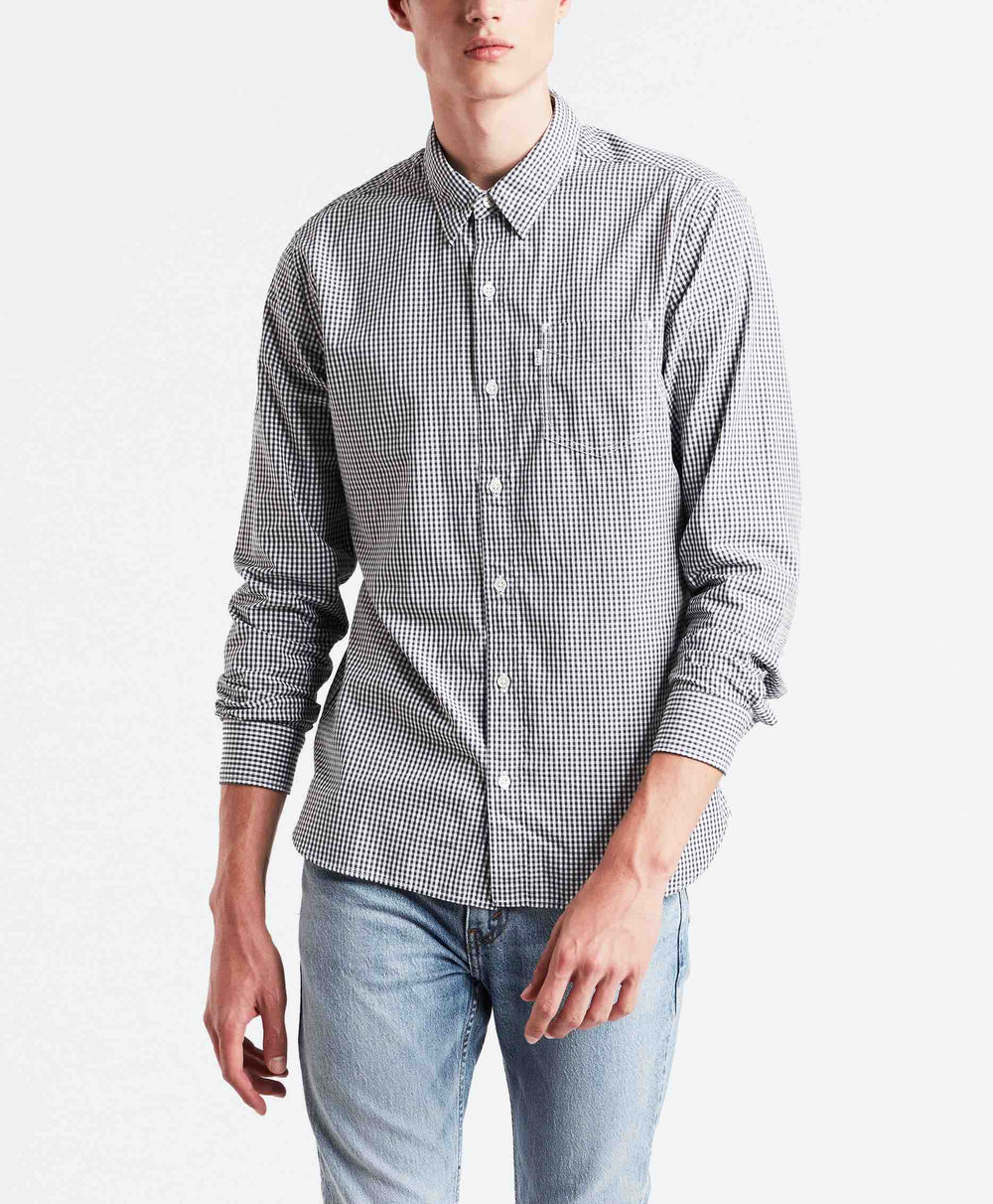 SUNSET 1 POCKET SHIRT BRIGGS DRESS BLUE