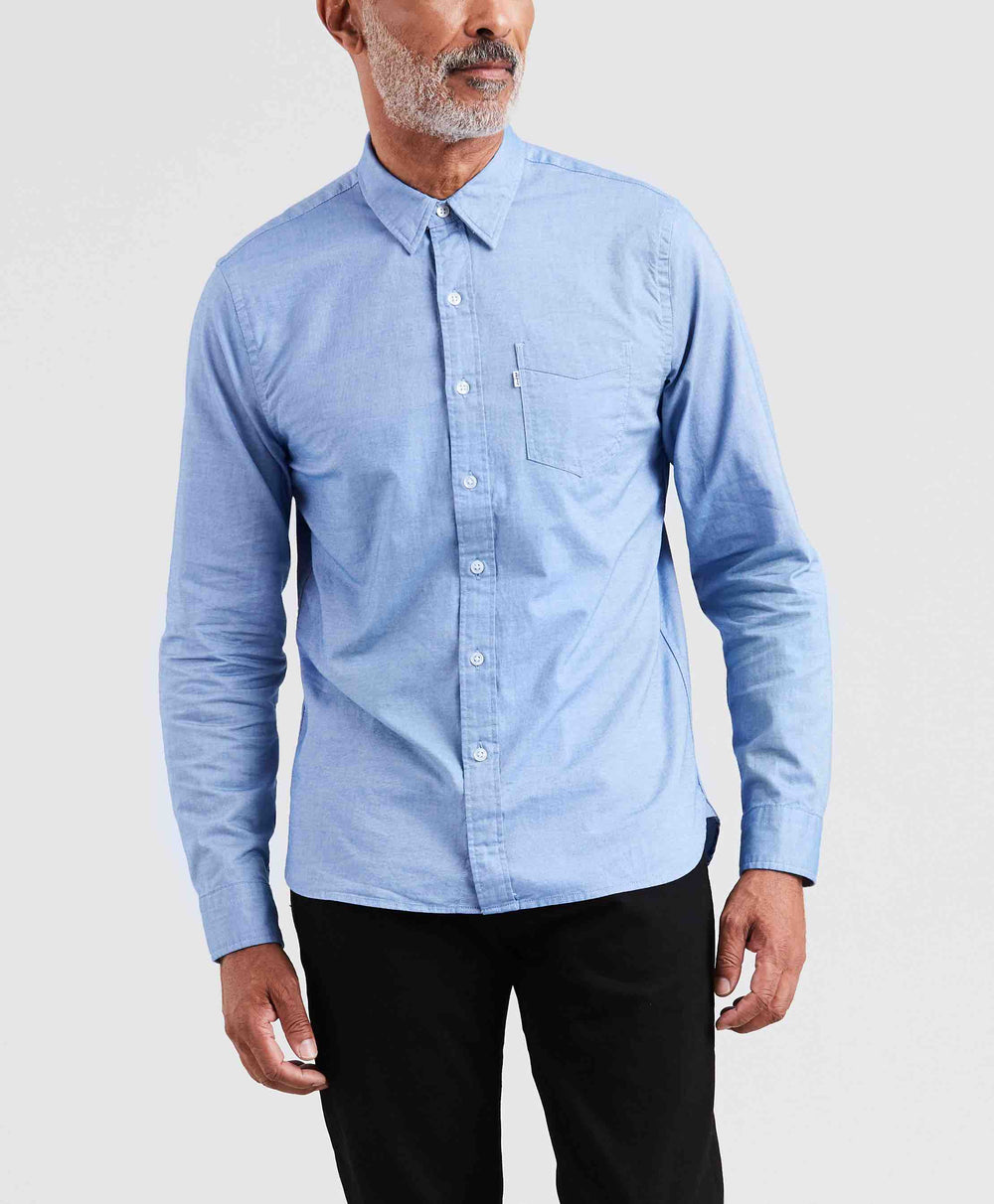 SUNSET 1 POCKET SHIRT TRUE BLUE XX