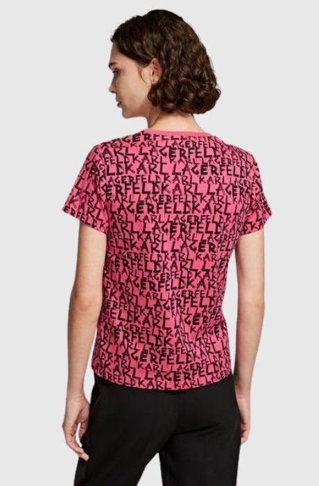 Women's All Over Graffiti Logo T-Shirt