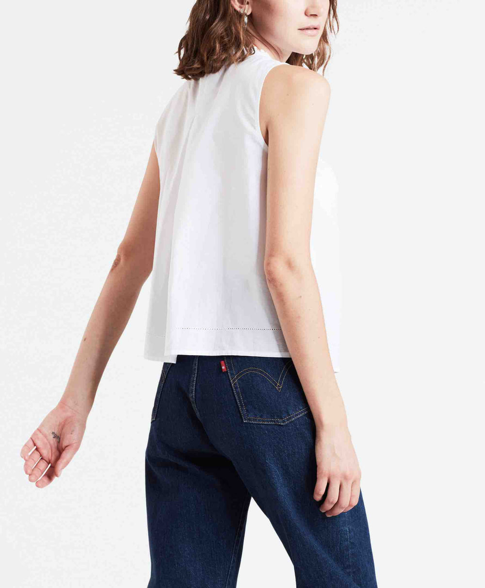 TEAGAN TOP BRIGHT WHITE