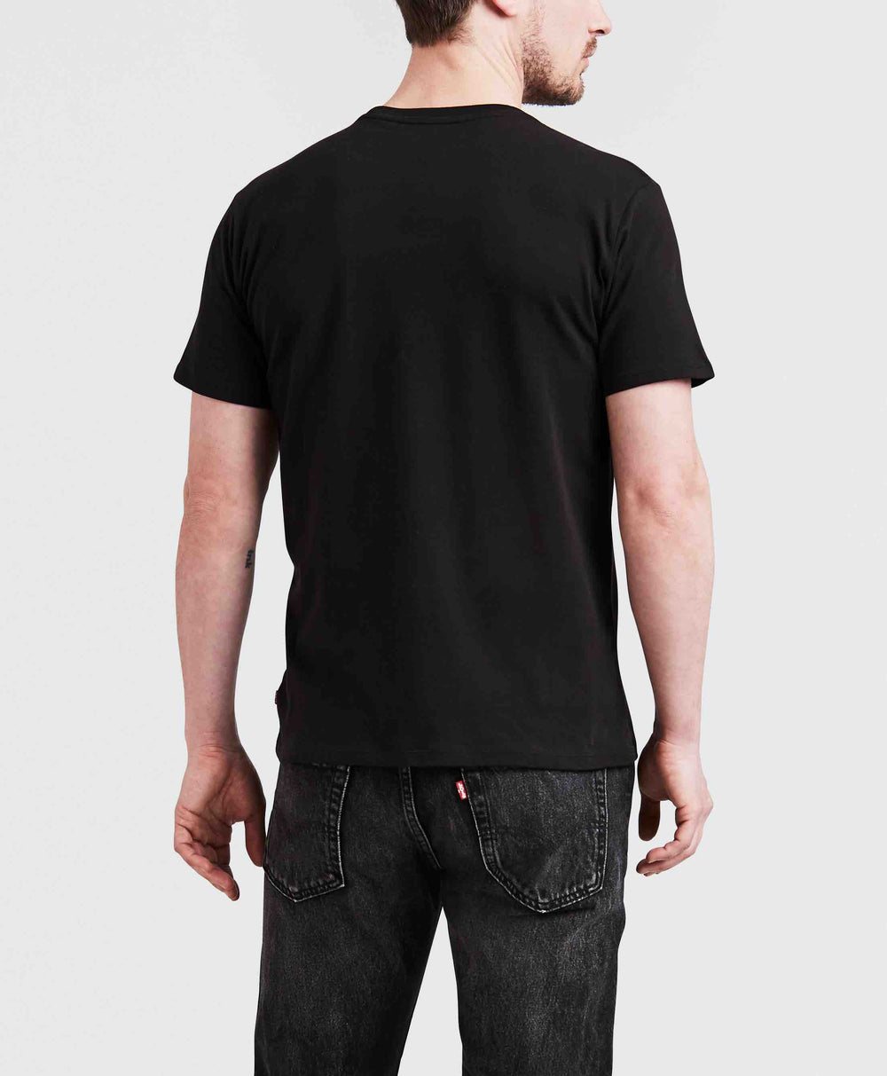 GRAPHIC SETIN NECK 2 LEVIS LOGO BLACK