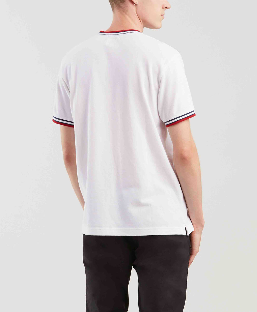 MIGHTY MADE TEXTURED TEE TIPPING WHITE