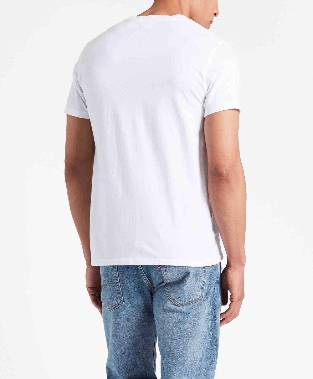 SS ORIGINAL HM TEE COTTON + PATCH WHITE