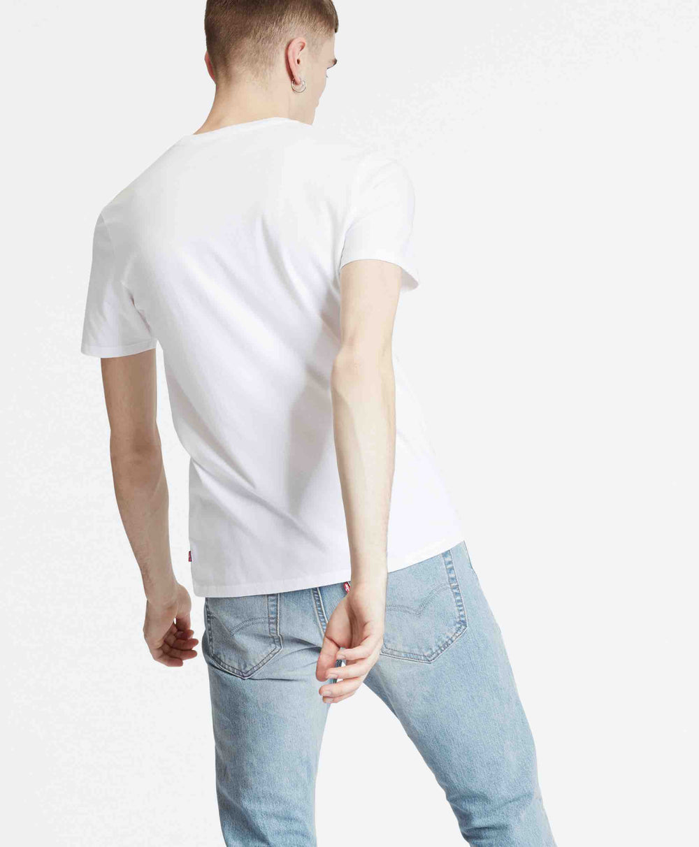 GRAPHIC CREWNECK TEE BI ADD WHITE