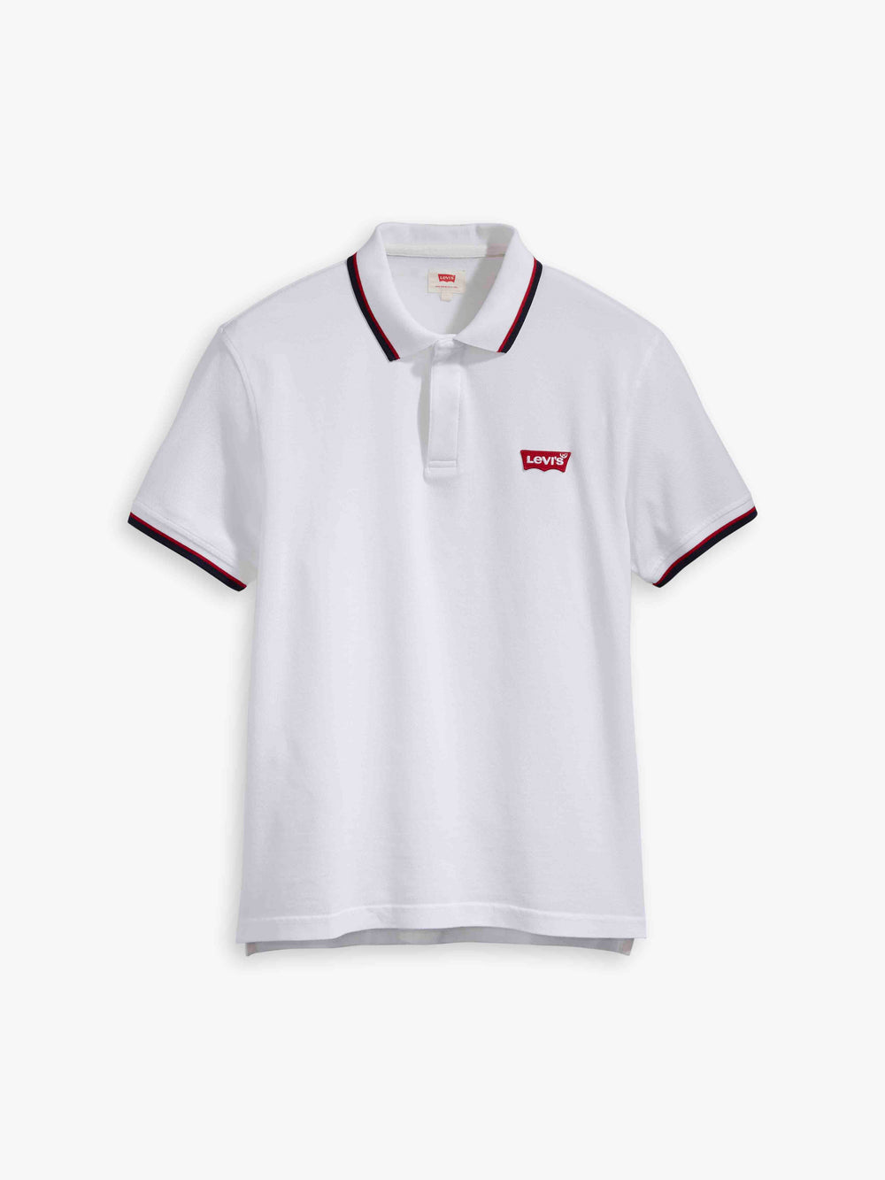 SS MODERN HM POLO HM PATCH WHITE W/ TIP