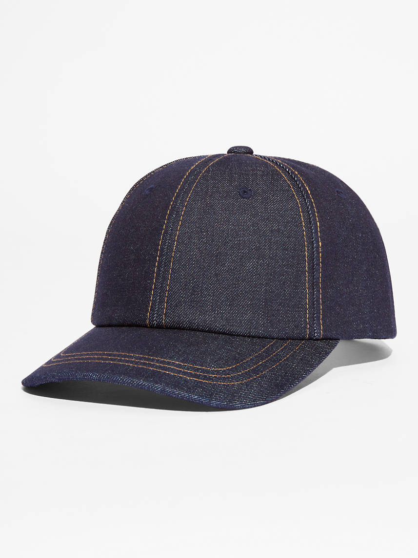 Classic Denim Baseball Cap - Dark Blue