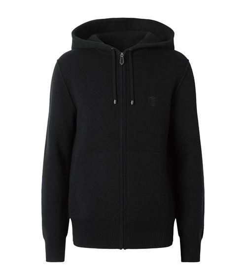 Burberry Cashmere Zip-Up Hoodie