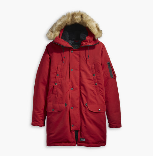 DOWN DAVIDSON PARKA CRIMSON