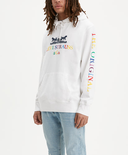 GRAPHIC PO HOODIE B 90S LOGO TEXT MINER