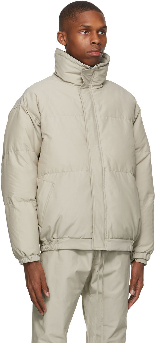 Beige Puffer Jacket