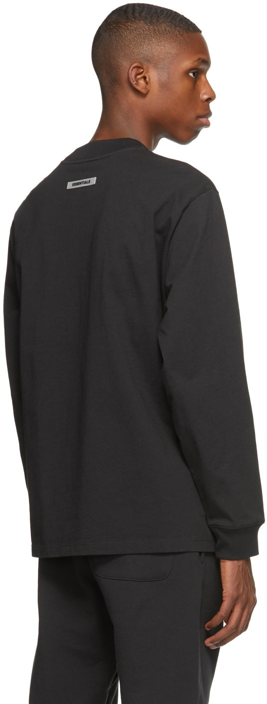 Black Logo Long Sleeve T-Shirt