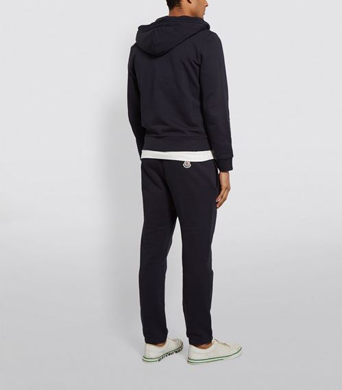 Moncler Tricolour Zip-Up Hoodie