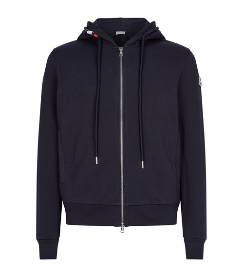Moncler Tricolour Zip-Up Hoodie