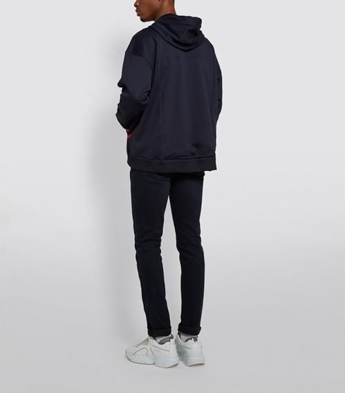 Valentino Zip-Up Logo Hoodie